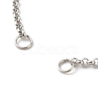 304 Stainless Steel Chain Bracelet Makings AJEW-JB00994-1