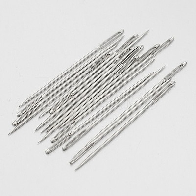 Carbon Steel Sewing Needles AJEW-L037-07-1