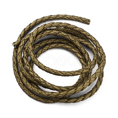 Braided PU Leather Cords WL-WH0005-002H-1