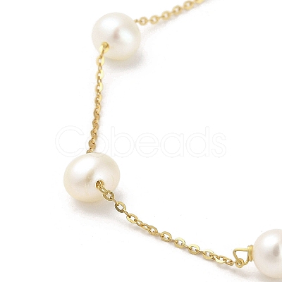 Pearl Bead Bracelets BJEW-E098-01G-1