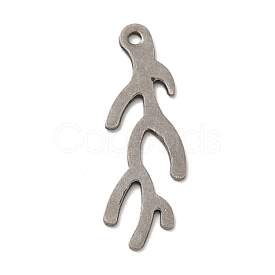 Non-Tarnish 201 Stainless Steel Pendants STAS-D244-06P-1