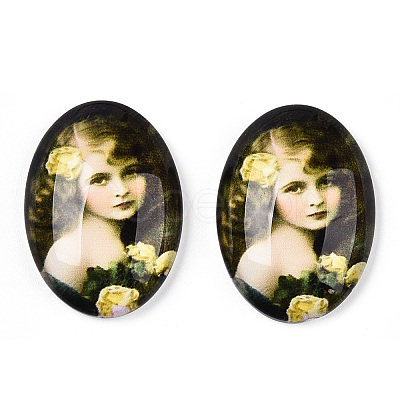 Glass Cabochons GGLA-T004-01D-1