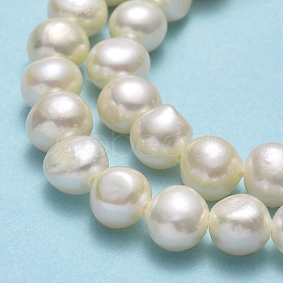 Natural Cultured Freshwater Pearl Beads Strands PEAR-A005-07A-01-1