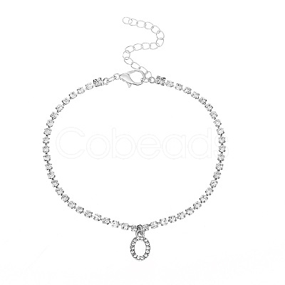 Fashionable and Creative Rhinestone Anklet Bracelets XR7352-15-1