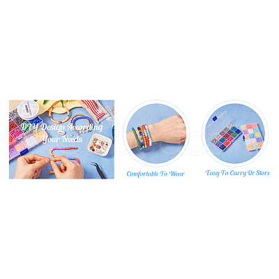 DIY Preppy Bracelet Making Kit DIY-TA0008-97-1