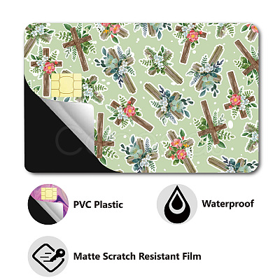 Rectangle PVC Plastic Waterproof Card Stickers DIY-WH0432-229-1