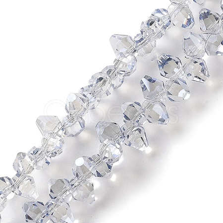 Pearl Luster Plated Electroplate Beads Strands EGLA-H104-07A-PL04-1