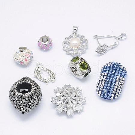 Mixed Style Rhinestone Findings FIND-H026-02-1