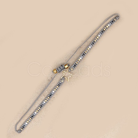 Ethnic Miyuki Beaded Braided Couple Bracelets SK6453-1-1