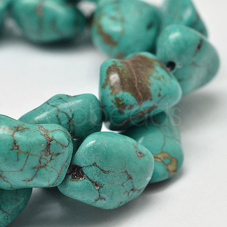 Dyed Natural Magnesite Bead Strands G-M139-11-C-1