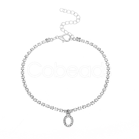 Fashionable and Creative Rhinestone Anklet Bracelets XR7352-15-1