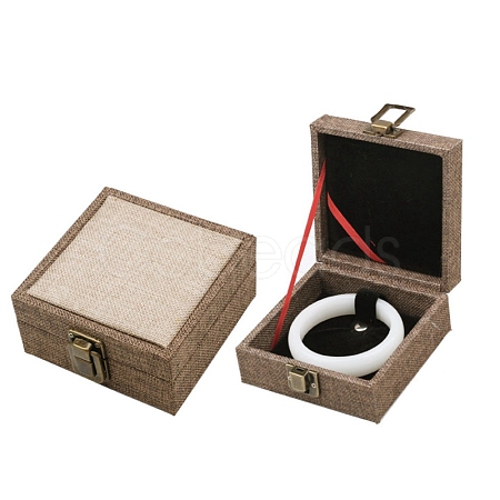 Linen Single Bracelet Gift Boxes PW-WG69404-02-1