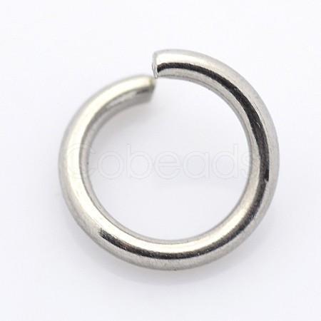 Tarnish Resistant 304 Stainless Steel Open Jump Rings STAS-E066-02-3mm-1