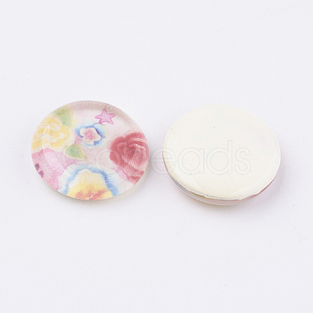 Tempered Glass Cabochons GGLA-22D-11-1