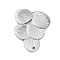 304 Stainless Steel Connectors Charms, Leaf Link, Stainless Steel Color, 23.5x20x1.5mm, Hole: 1.2mm