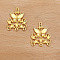 Alloy Chandelier Component Links, Butterfly, Gold, 20x24mm