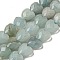 Natural Flower Amazonite Beads Strands, Faceted, Heart, 8x8x4.5mm, Hole: 0.9mm, about 51~53pcs/strand, 14.57''~15.04''(37~38.2cm)