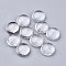 Natural Quartz Crystal Cabochons, Rock Crystal Cabochons, Half Round, 12x5~6mm