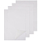 CRASPIRE 5 Sheets 11.6x8.2 Inch Stick and Stitch Embroidery, A4 Non-woven Water Soluble Fabric, Wash Away Embroidery Stabilizer, No Pattern, White, 297x210x0.4mm