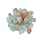 Transparent Acrylic Beads, Mixed Shapes, Pale Turquoise, 4~6x6.5~8.5x4~5mm, Hole: 1.5mm, about 4200pcs/500g