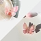 Double Layered Butterfly Acrylic Claw Hair Clips, Hair Accessories for Women & Girls, Pink, 65x75mm