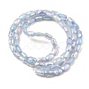 Imitation Jade Glass Beads Strands GLAA-P058-04A-07-2