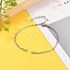 304 Stainless Steel Cable Chain Bracelet Making AJEW-JB00782-01-4