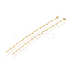 Brass Ball Head Pins KK-G331-10-0.8x50-4