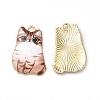 Alloy Enamel Pendants X-ENAM-M046-12G-C-1