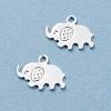 201 Stainless Steel Charms STAS-I123-07S-2