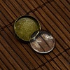 14mm Transparent Clear Glass Dome Cabochon and Antique Bronze Brass Pendant Cabochon Settings for DIY DIY-X0166-AB-NF-3