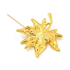 Leaf Shape Alloy Brooch JEWB-U006-01G-2