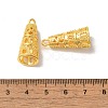 Rack Plating Cone Brass Pendants KK-F873-16G-3