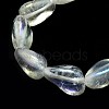 Electroplate Natural Quartz Crystal Nuggets Beads Strands G-L152-06-2