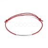 Adjustable Waxed Cotton Cord Bracelets X-BJEW-JB04206-2