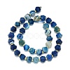 Natural Banded Agate Beads Strand G-I376-A42-01-2