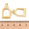 Rack Plating Brass Locket Pendants KK-F874-01G-16-3