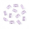 2-Hole Transparent Glass Seed Beads SEED-N004-002-C01-4