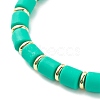 Word Love Beads Stretch Bracelet for Girl Women BJEW-JB07208-03-6