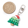 7Pcs 7 Styles Christmas Resin Pendant Decoration HJEW-JM02324-3