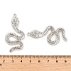 Rack Plating Alloy Pendants with Rhinestone PALLOY-Q005-03P-01A-3