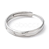 304 Stainless Steel Hollow Wing Adjustable Rings RJEW-D006-13P-2