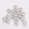 Brass Cubic Zirconia Stopper Beads KK-T025-04P-1