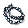 Handmade Evil Eye Lampwork Beads Strands LAMP-G157-01A-3