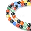 Natural Agate Beads Strands G-YW0001-33A-2