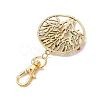 Tree of Life Alloy Pendant Decorations HJEW-JM01933-4