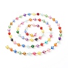 Handmade Acrylic Beaded Chains X-AJEW-JB01071-1