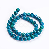 Natural Chrysocolla Beads Strands X-G-F647-02-A-2