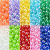 3000Pcs 10 Colors Eco-Friendly Transparent Acrylic Beads TACR-CJ0001-15-3