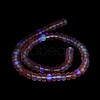 Frosted Transparent Glass Beads Strands FGLA-M002-01A-5